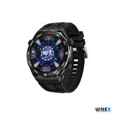 Winex 2024 Watch SK4 Ultimate Android İos HarmonyOs Uyumlu Akıllı Saat Siyah