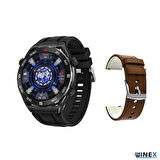 Winex Watch SK4 Ultimate Android İos HarmonyOs Uyumlu Akıllı Saat Siyah