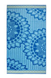 Özdilek Saint Tropez Mandala Blue Kadife Plaj Havlusu 101x178