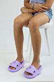 Celira HS00 Köpekbalığı Mor Unisex Tam Ortopedik Terlik Shark Slides