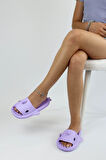 Celira HS00 Köpekbalığı Mor Unisex Tam Ortopedik Terlik Shark Slides