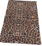 Çanta Aksesuar Leopar Desenli Taşlı 40x24 cm Kendiliğinden Yapışkanlı Plaka Sticker