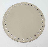 Nusrat Bilişim Çanta Aksesuar Açık Vizon Renk 16 Cm Yuvarlak Taban Plaka