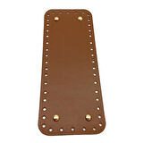 Çanta Aksesuar Gerçek Deri Sütlü Kahve 30X12 cm Dikdörtgen Light Gold Metalli Çanta Tabanı