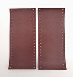 Çanta Aksesuar Suni Deri Tutma Sapı Bordo Simit Sap 17x7.5 Cm