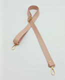 Çanta Aksesuar Suni Deri Ayarlı Çanta Sapı 120X2.4 Cm Pudra Light Gold Metal