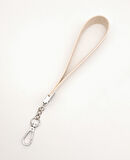 Çanta Aksesuar Krem Tek Kat Suni Deri Zincirli Elcik Gümüş Metal