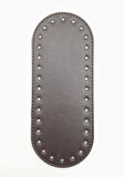 Çanta Aksesuar Suni Deri Kahverengi 20X8 cm Oval Çanta Tabanı