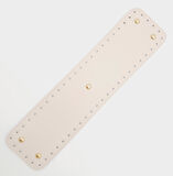 Çanta Aksesuar Suni Deri Krem Renk 40x10 cm Dikdörtgen Çanta Tabanı Light Gold Aparatlı