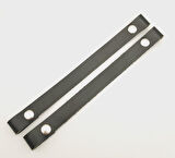 Çanta Aksesuar 30 cm Gerçek Deri Siyah Renk Çıtçıtlı Sap Gümüş Metalli