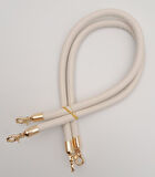 Çanta Aksesuar Çift Kordon Çanta Sapı Bej Renk Light Gold Metalli