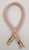Çanta Aksesuar Çift Kordon Çanta Sapı Pudra Renk Light Gold Metalli