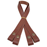 Çanta Aksesuar Gerçek Deri Çıtçıtlı Çanta Sapı Kızıl Kahve Renk Antik Metalli