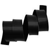 Çanta Aksesuar 3 cm Şerit Suni Deri Siyah Renk 1 metre