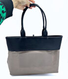 Nusrat Bilişim Çanta Aksesuar İda Model Çanta Yapım Aparatı  Siyah Light Gold Metalli