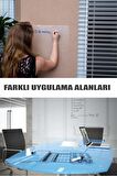 2 Adet 60x100 Cm, Şeffaf Akıllı Kağıt, Statik Yapışkansız Tutunan Sihirli Yazı Tahtası