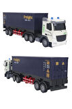 Kumandalı Konteyner Tır - Işıklı, Müzikli, 1:12 Ölçek, Full Fonksiyonlu 9 Kanal RC Araç