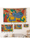 Joan Miro Soyut Sanat Duvar Örtüsü-7068