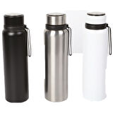 Süzgeçli Paslanmaz Çelik Termos (1000 ML) - Siyah