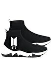 BTS Bangtan Boys  Çorap Design Sneaker Spor Ayakkabı