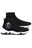 Avengers Çorap Design Sneaker Spor Ayakkabı