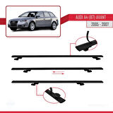 A4 (B7) Avant 2005-2007 Arası ile Uyumlu BASIC Model Ara Atkı Tavan Barı Siyah 3 Adet