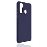 Reeder P13 Blue Max Kılıf Mat Yapılı ve Soft Venice Premium Silikon Kapak