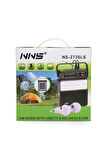 NS-2730LS Güneş Enerjili FM AM SW Bluetooth Portatif Radyo NNS