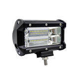 72W Çakar Modlu Beyaz Sarı Off Road Spot Sis Lambası Led Lamba