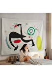 Joan Miro - Tosca Şarkısını Söyleyen Geyik Duvar Örtüsü-7089