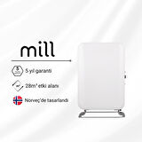 Mill Elektrikli Taşınabilir Yağlı Radyatör Isıtıcı WiFi Bağlantılı