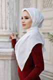 Abiye Eşarp Beyaz