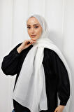 Abiye Şal Beyaz