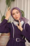 Abiye Eşarp Lila