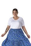 Büyük Beden Kısa Kol Basic T-shirt 12481903