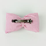 Woodycord  İçi Dolgulu Büyük Boy Çizgili Fiyonk Otomatik Toka - Bow toka