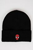 DeFacto Erkek Çocuk Marvel Spiderman Triko Bere C8639A824WNBK27