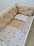 70x130 ÇİFT YÖNLÜ BEŞİK KENAR KORUMA 45cm YÜKSEKLİK (YILAN YASTIK HEDİYELİ)