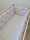 70x130 ÇİFT YÖNLÜ BEŞİK KENAR KORUMA 45cm YÜKSEKLİK (YILAN YASTIK HEDİYELİ)
