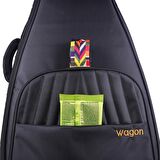 Wagon Case 04 Serisi Akustik Dreadnought Gitar Çantası - Siyah