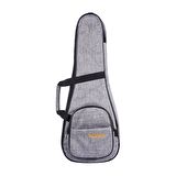 Wagon Case 04 Serisi Soprano Ukulele Çantası - Gri