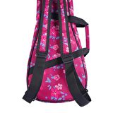 Wagon Case 04 Serisi Soprano Ukulele Çantası - Hibiscus Pembe