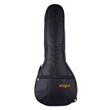 Wagon 01 Serisi Flat Back Mandolin Çantası - Siyah