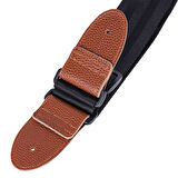 Wagon Straps Essential Serisi Secureband Gitar Askısı - Siyah/Kahverengi