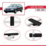 Audi 100 Avanta 1989-1994 Arası ile Uyumlu BASIC Model Ara Atkı Tavan Barı Siyah 2 Adet