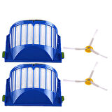 FilterHauz Lite I iRobot Roomba 614 645 650 655 Uyumlu Filtre Seti