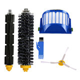 i-Robot Roomba 671 670 677 675 Uyumlu 4 Parça Yedek Filtre Fırça Seti