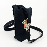 Woodycord El Yapımı U Model Çiçek Matara Termos Kılıfı  iceflow 0,89