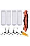 Xiaomi Mop Pro (stytj02ym) Uyumlu 10 Parça Yedek Filtre Fırça Seti