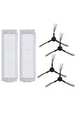 Xiaomi Mop Pro (stytj02ym) Uyumlu 6 Parça Yedek Filtre Fırça Seti